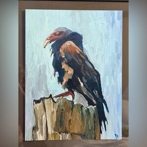 Colorful Bird Art Print, 9x12” Fine Art Print for Home